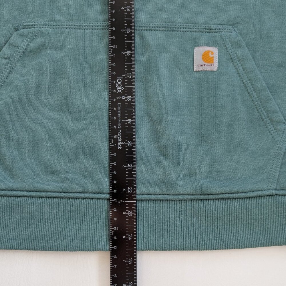 Carhartt Rain Defender Green Hoodie Sweatshirt Women's Size L - Picture 6 of 10